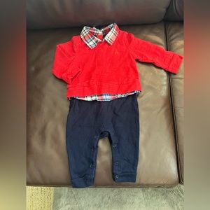 baby GAP: Plaid Onesie 6-12 months